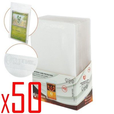 Protection carte - Phoenix Shield - Sleeves semi-rigides - Transparent (x50)